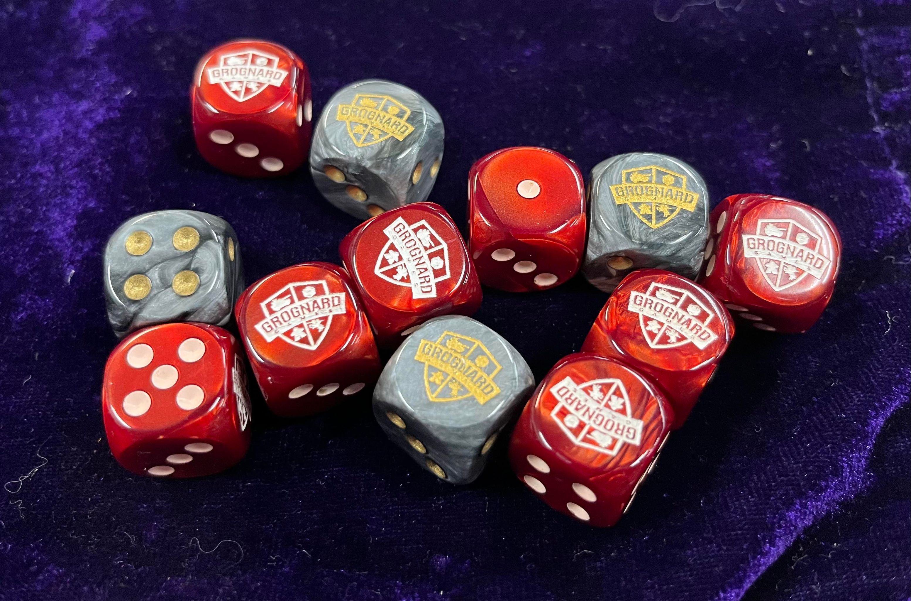 Grognard Games Dice (D6) - GrogMerch | Grognard Games