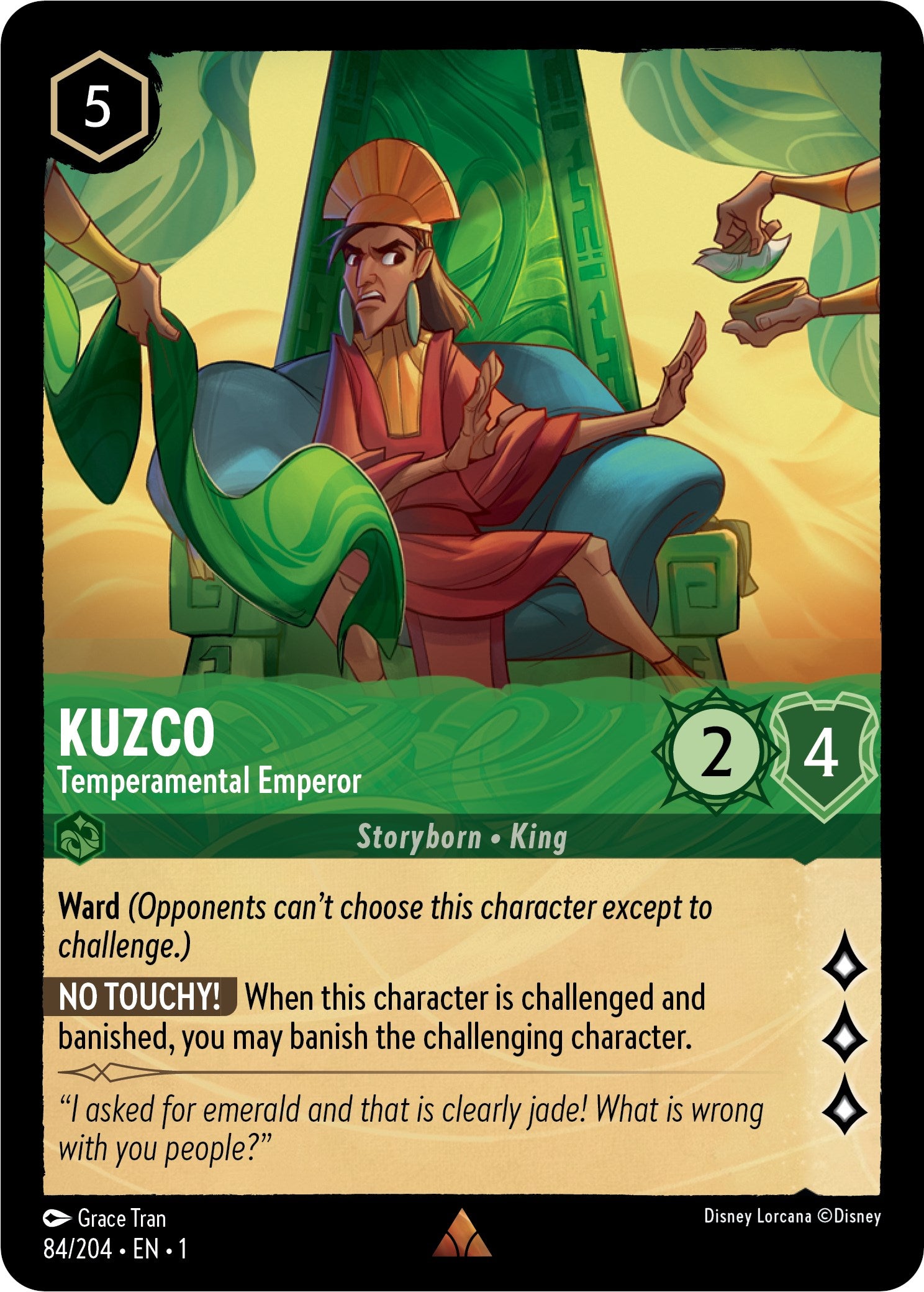 Kuzco - Temperamental Emperor (84/204) [The First Chapter] | Grognard Games