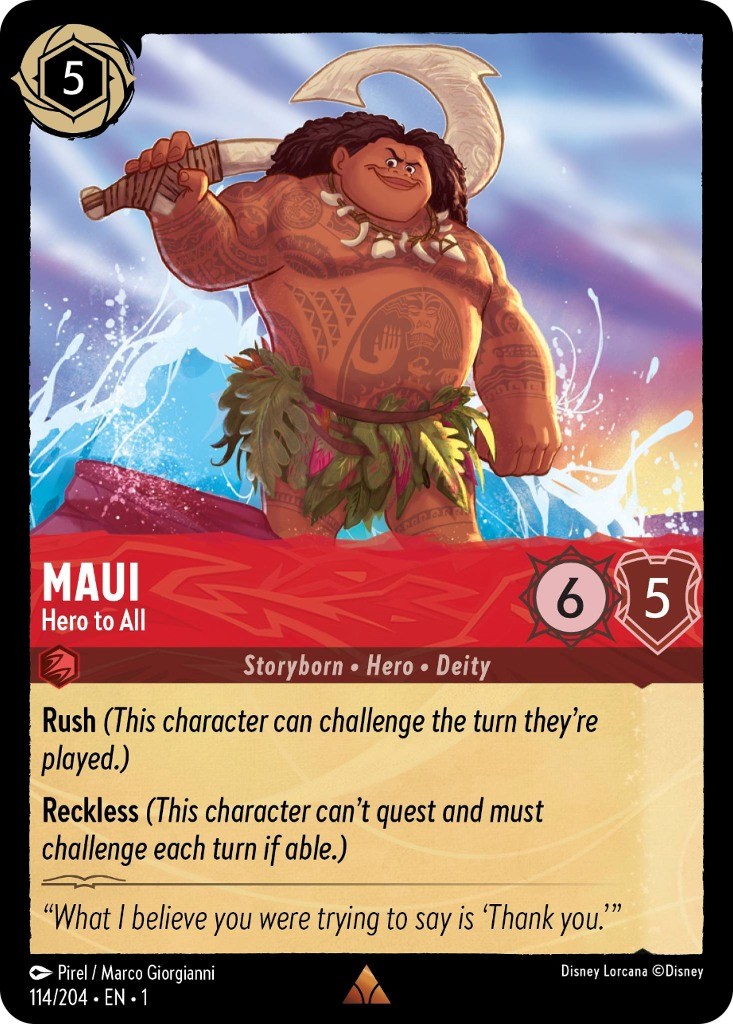 Maui - Hero to All (114/204) [The First Chapter] | Grognard Games