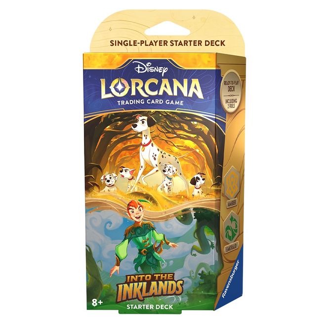Disney Lorcana TCG: Into the Inklands Starter Deck - Amber & Emerald | Grognard Games