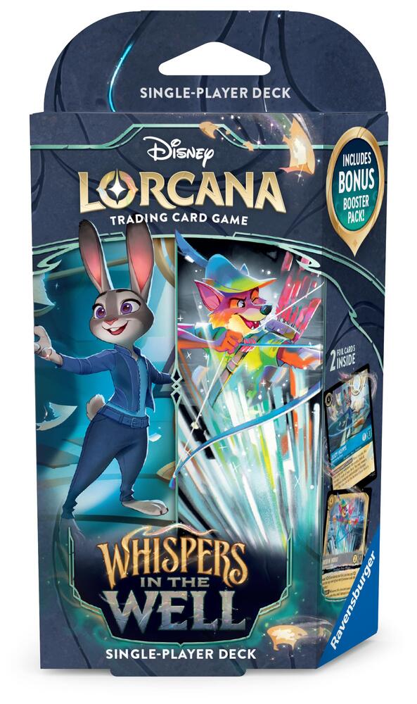 Disney Lorcana TCG: Fabled Starter Deck Sapphire/Steel (Pre-order) | Grognard Games