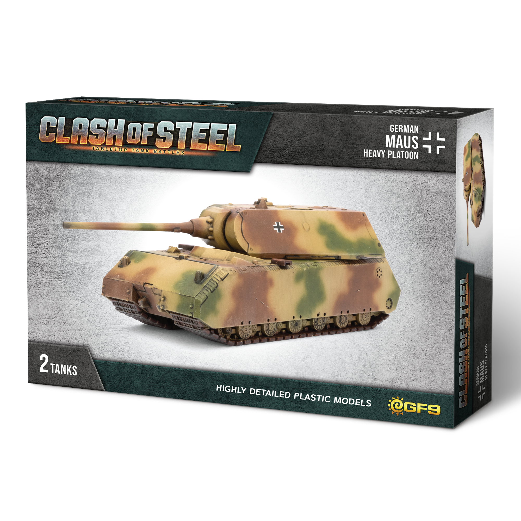 Clash of Steel: German - Maus Heavy Platoon | Grognard Games