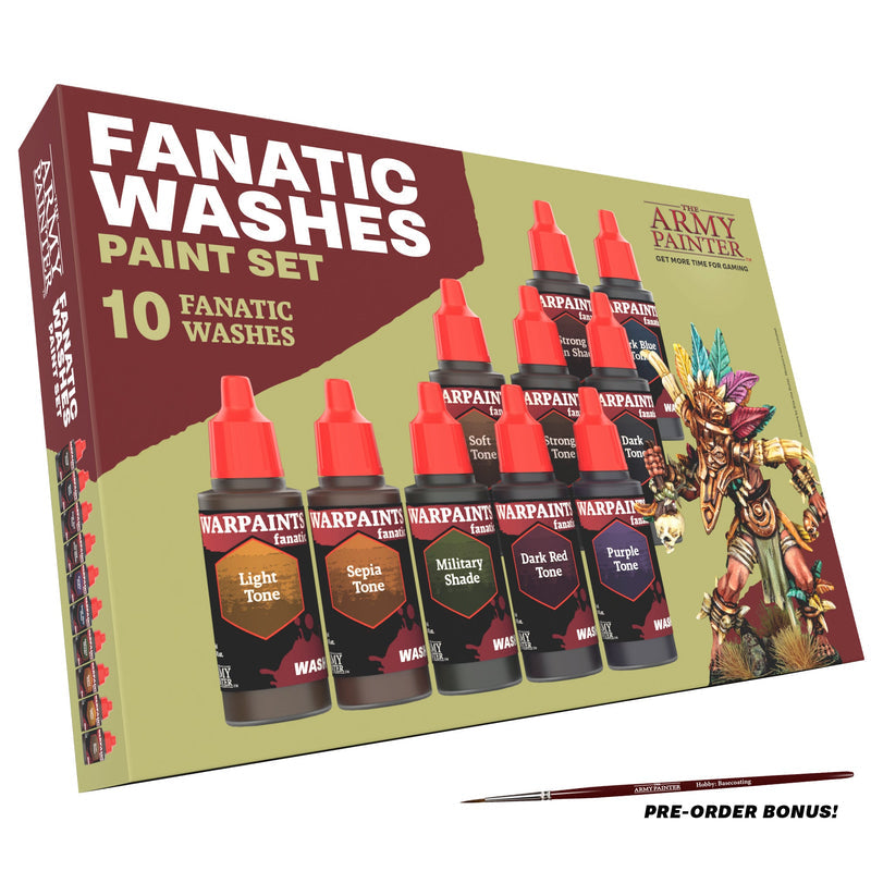 WP8068 Warpaints Fanatic: Washes Paint Set - Combo | Grognard Games