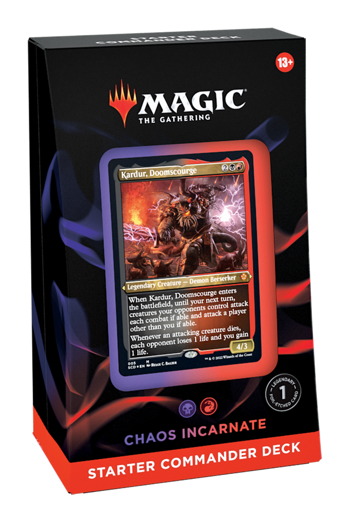 mtg commander decks walmart Starter Commander Deck (Chaos Incarnate) – Grognard Games