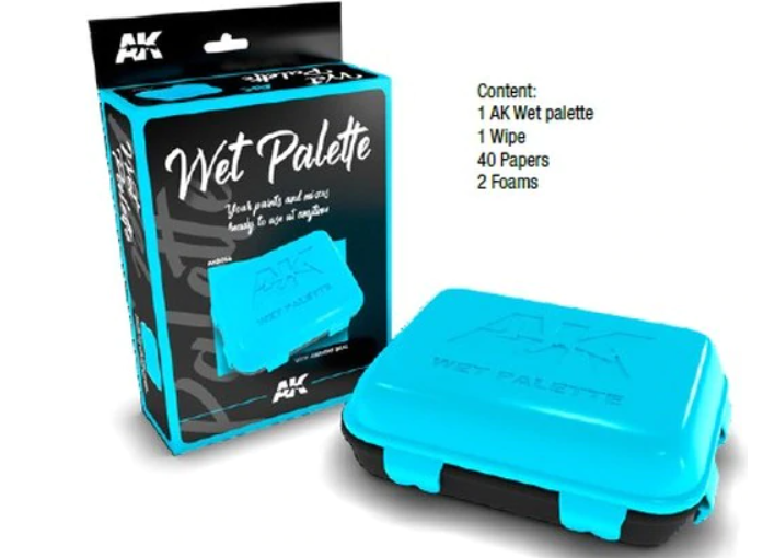 AK 8064 Wet Palette With Paper, Wipe and Foam AK Interactive | Grognard Games