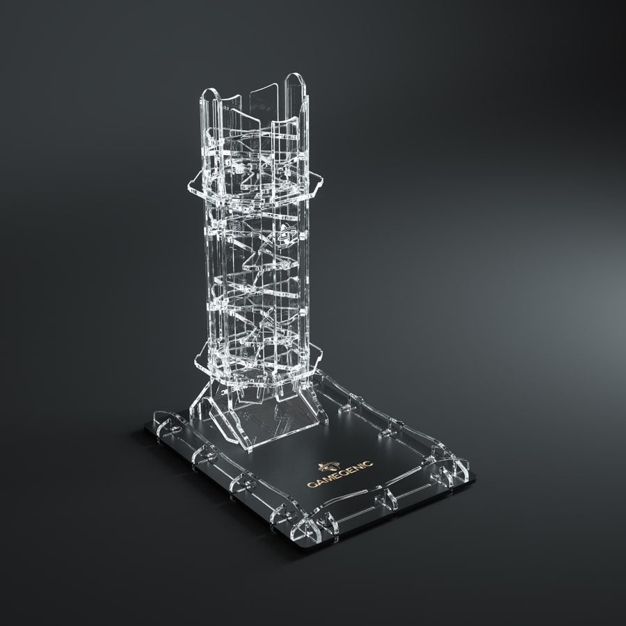 Gamegenic G60033 Crystal Twister Dice Tower | Grognard Games