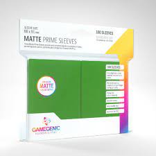Gamegenic GG1031 Matte Prime Sleeves Green | Grognard Games