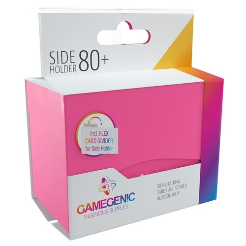 Gamegenic GG2550 Deck Box Side Holder 80+ Pink | Grognard Games