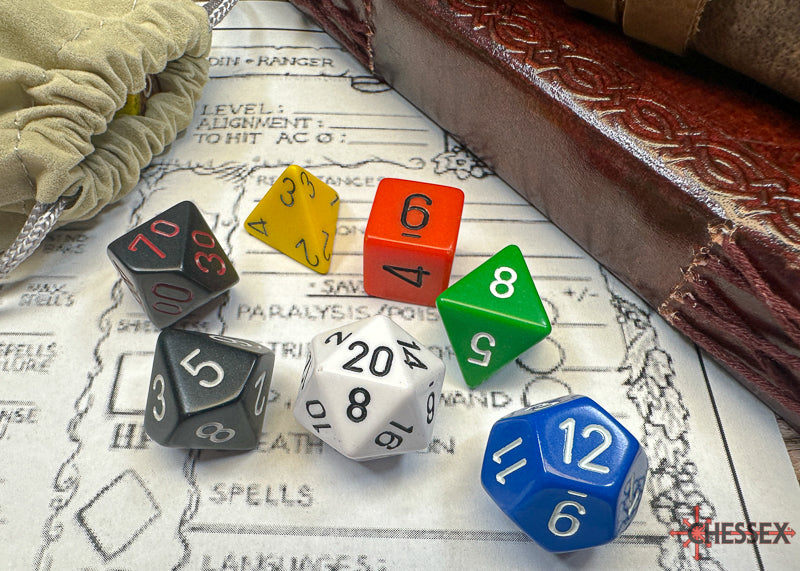 CHX25499 Nostalgia Opaque GM and Beginner Player Polyhedral | Grognard Games