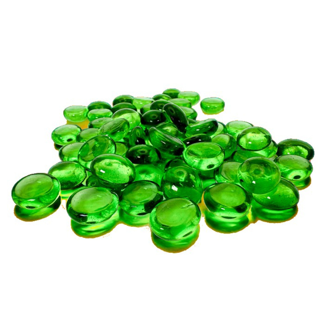 CHX01145 Crystal Green Gaming Stones | Grognard Games