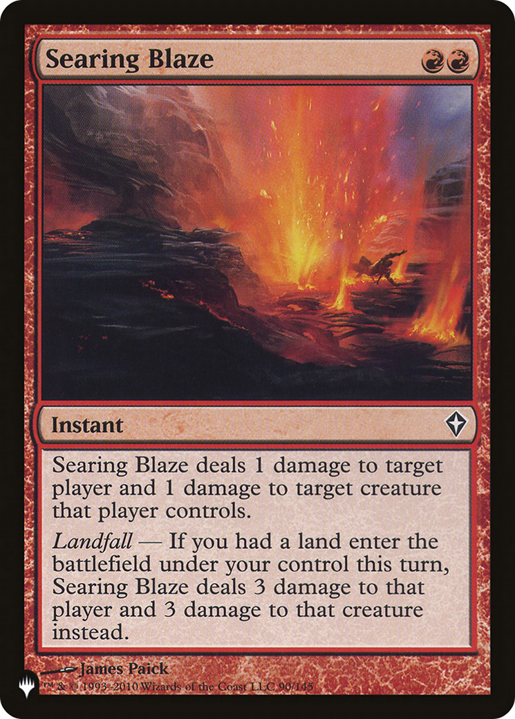 Searing Blaze [The List] | Grognard Games