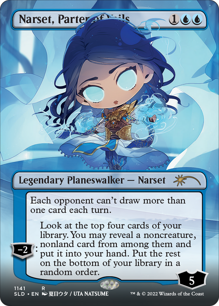Narset, Parter of Veils (Borderless) [Secret Lair Drop Series] | Grognard Games