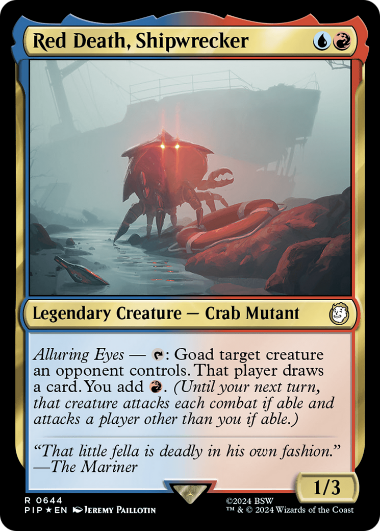 Red Death, Shipwrecker (Surge Foil) [Fallout] | Grognard Games