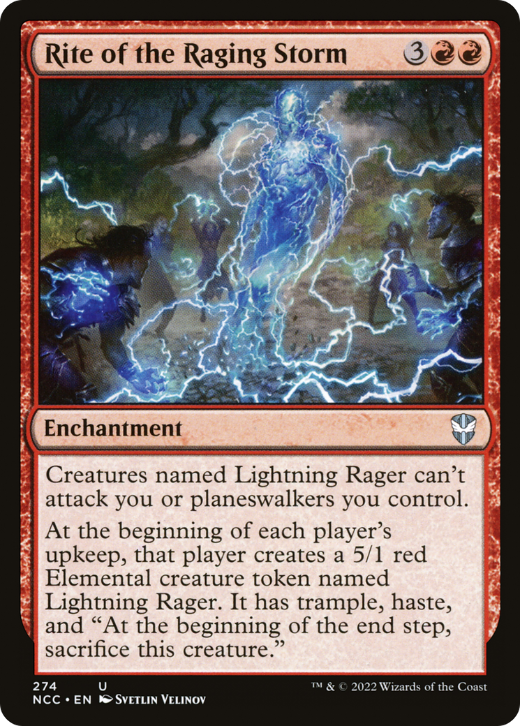 Rite of the Raging Storm [Streets of New Capenna Commander] | Grognard Games