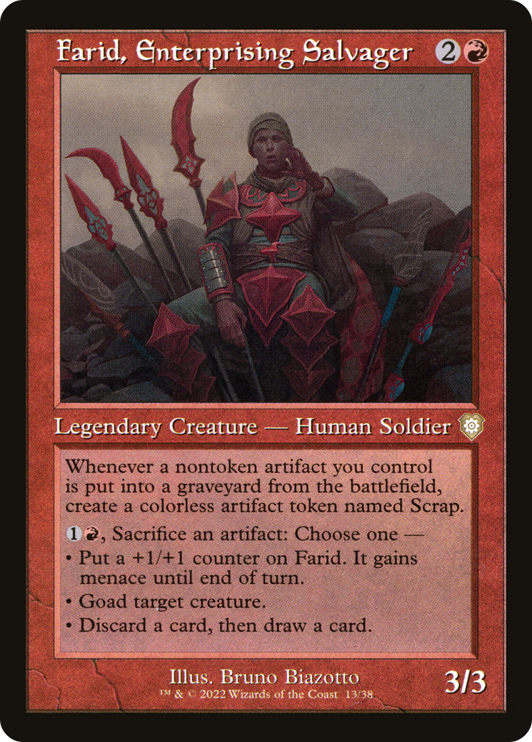 Farid, Enterprising Salvager (Retro) [The Brothers' War Commander] | Grognard Games