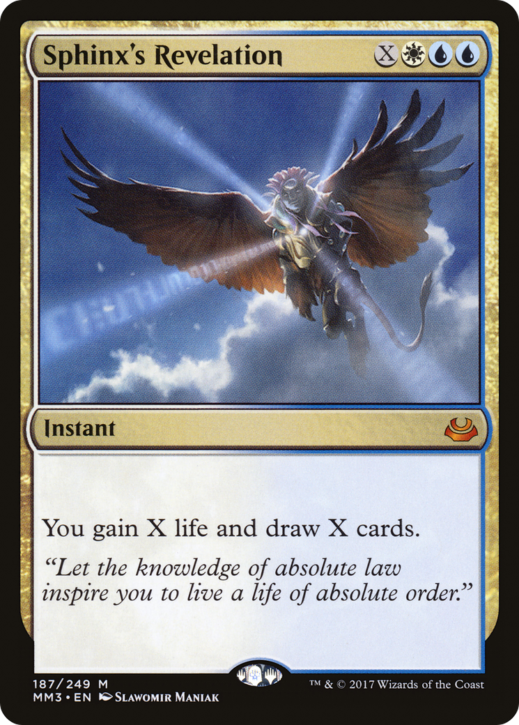 Sphinx's Revelation [Modern Masters 2017] | Grognard Games