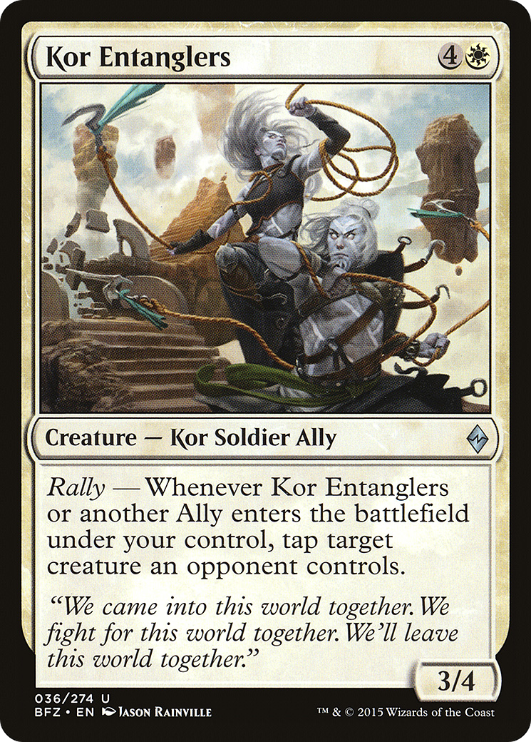 Kor Entanglers [Battle for Zendikar] | Grognard Games