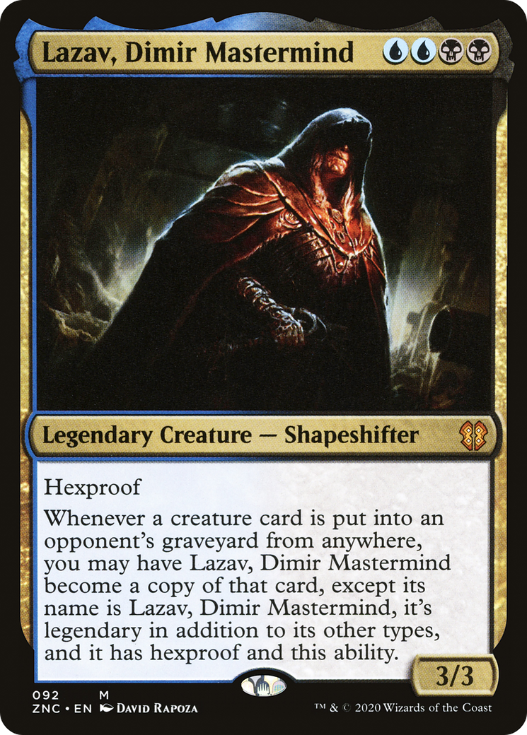 Lazav, Dimir Mastermind [Zendikar Rising Commander] | Grognard Games