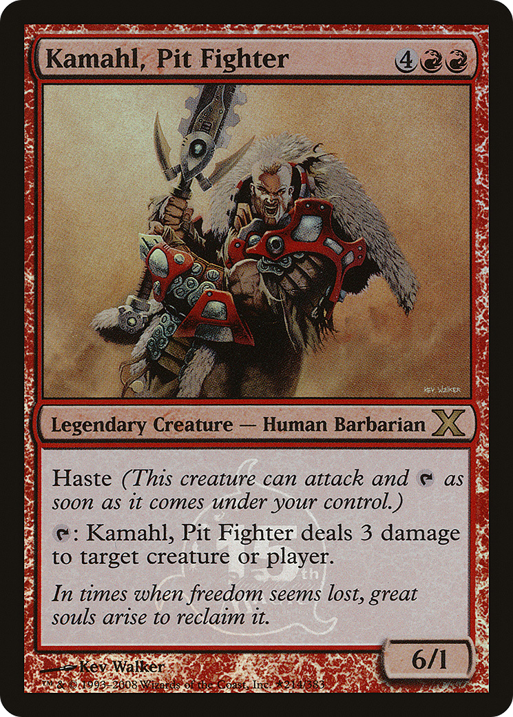 Kamahl, Pit Fighter [15th Anniversary Cards] | Grognard Games