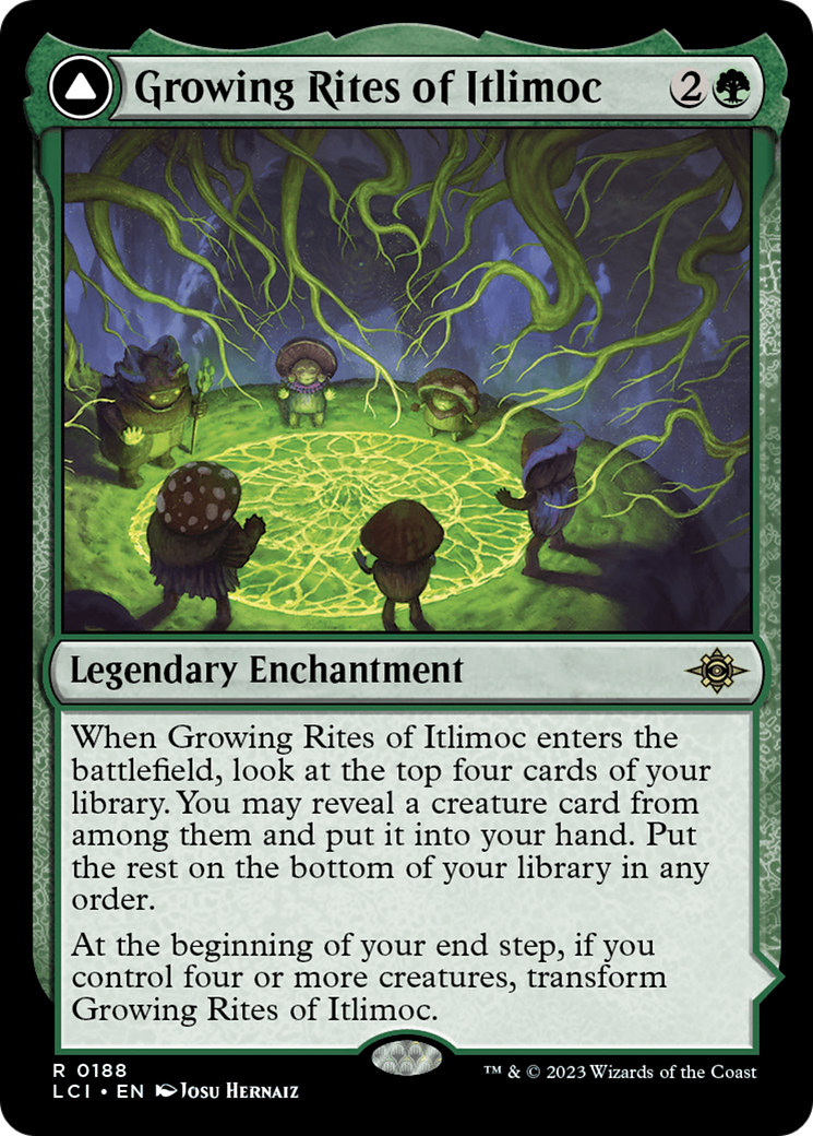 Growing Rites of Itlimoc // Itlimoc, Cradle of the Sun [The Lost Caverns of Ixalan] | Grognard Games