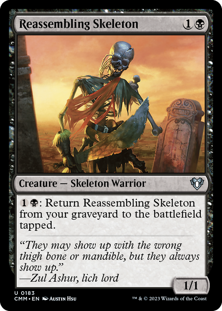 Reassembling Skeleton [Commander Masters] | Grognard Games