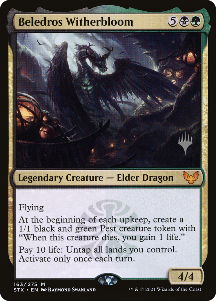 Beledros Witherbloom (Promo Pack) [Strixhaven: School of Mages Promos] | Grognard Games