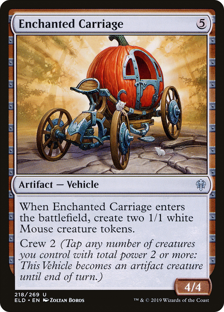 Enchanted Carriage [Throne of Eldraine] | Grognard Games