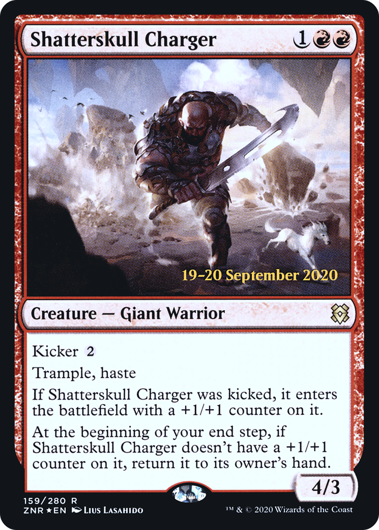 Shatterskull Charger [Zendikar Rising Prerelease Promos] | Grognard Games
