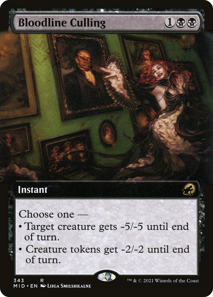 Bloodline Culling (Extended) [Innistrad: Midnight Hunt] | Grognard Games