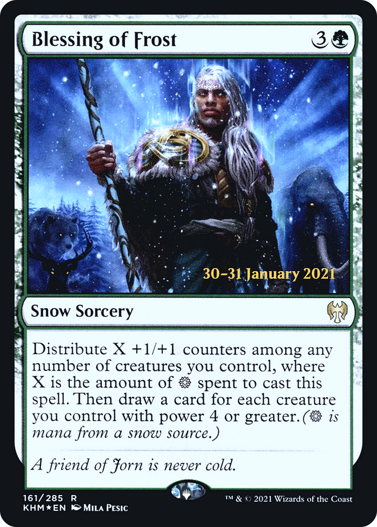 Blessing of Frost [Kaldheim Prerelease Promos] | Grognard Games