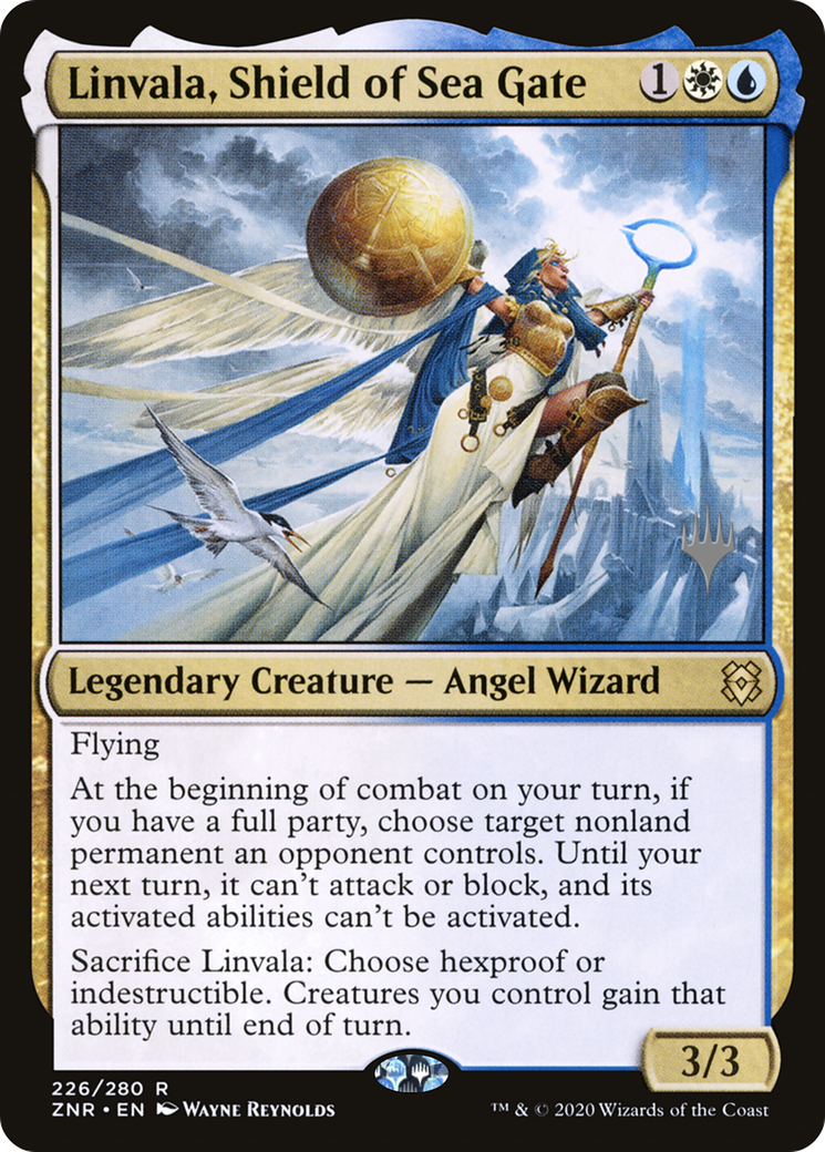 Linvala, Shield of Sea Gate (Promo Pack) [Zendikar Rising Promos] | Grognard Games