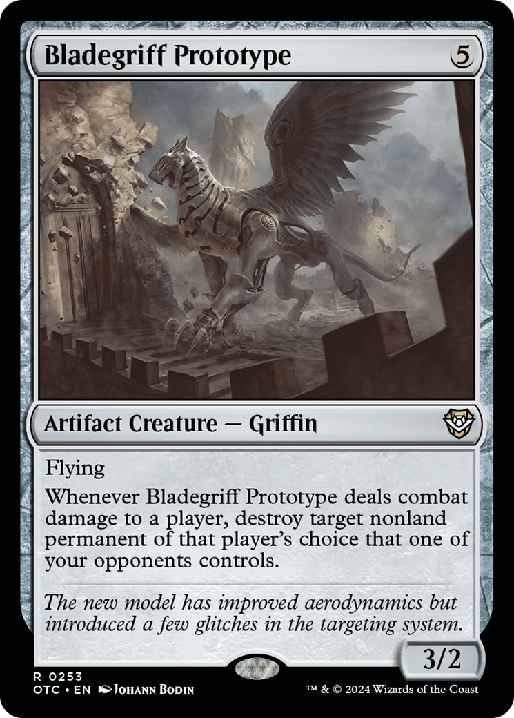 Bladegriff Prototype [Outlaws of Thunder Junction Commander] | Grognard Games