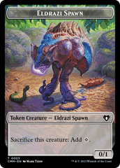 Eldrazi Spawn // Satyr Double-Sided Token [Commander Masters Tokens] | Grognard Games