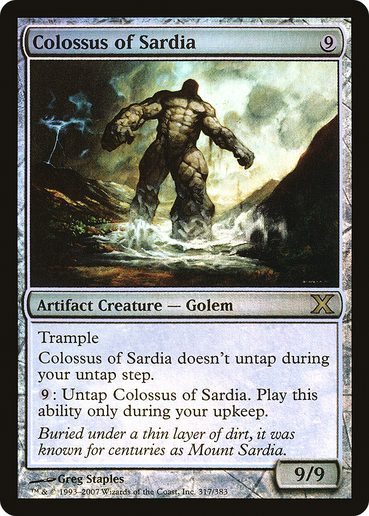 Colossus of Sardia (10E-317) - Tenth Edition Foil | Grognard Games