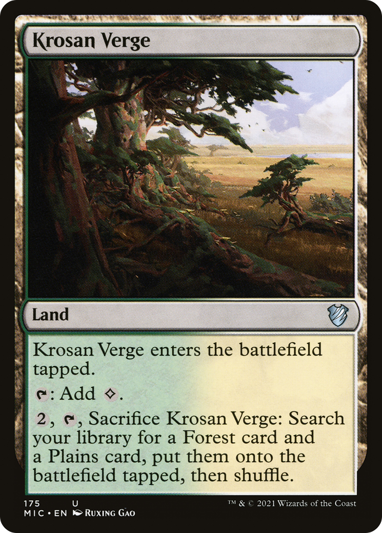 Krosan Verge [Innistrad: Midnight Hunt Commander] | Grognard Games
