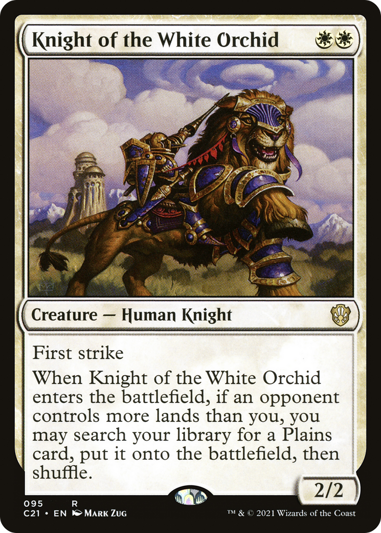 Knight of the White Orchid [Commander 2021] | Grognard Games