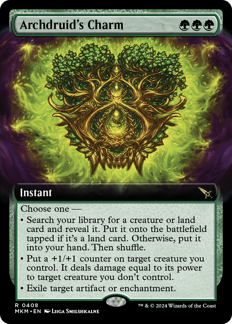 Archdruid's Charm (Extended Art) [Murders at Karlov Manor] | Grognard Games