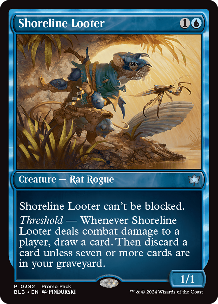 Shoreline Looter [Bloomburrow Promos] | Grognard Games