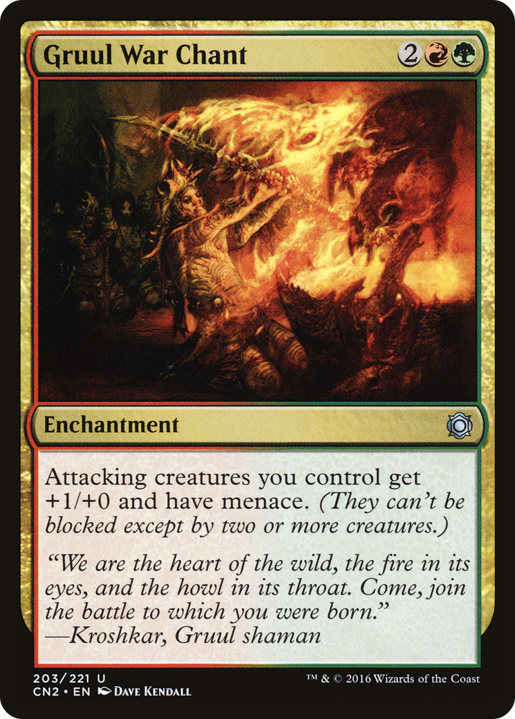 Gruul War Chant [Conspiracy: Take the Crown] | Grognard Games