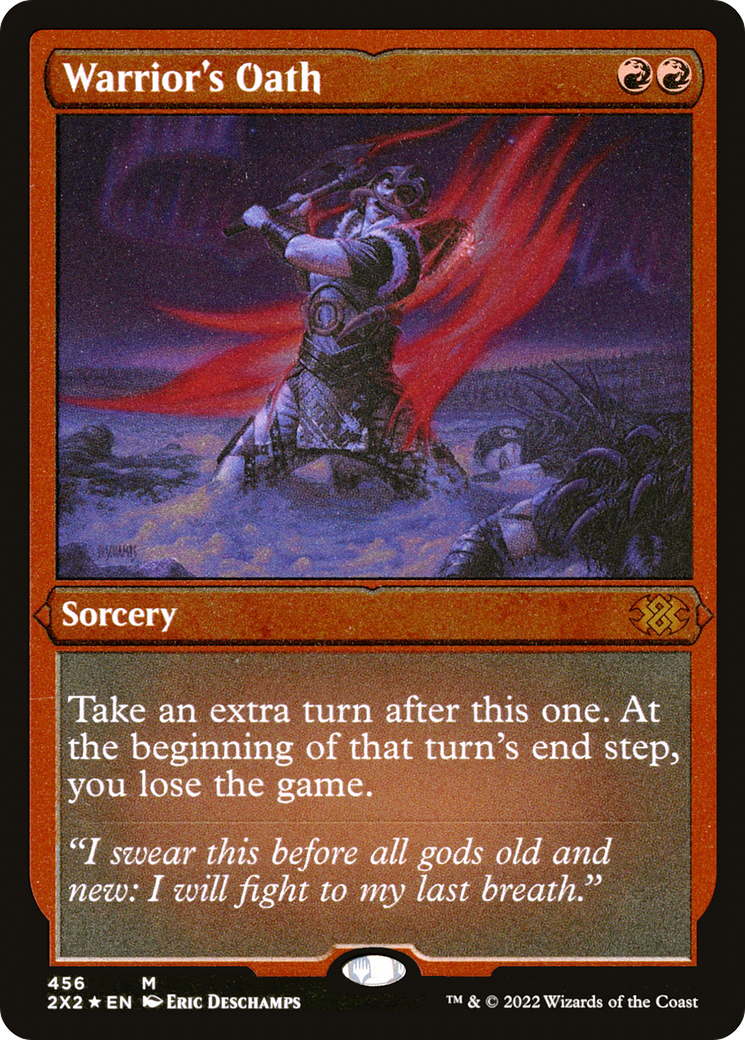 Warrior's Oath (Foil Etched) (2X2-456) - Double Masters 2022 Foil | Grognard Games