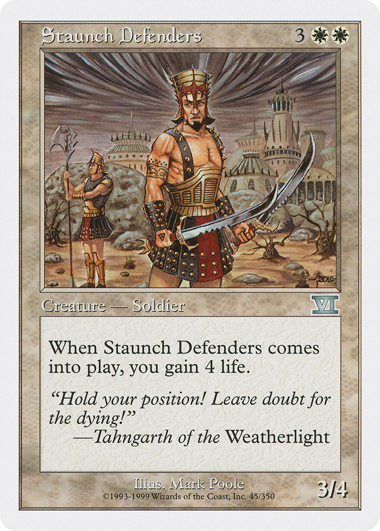 Staunch Defenders [Classic Sixth Edition] | Grognard Games