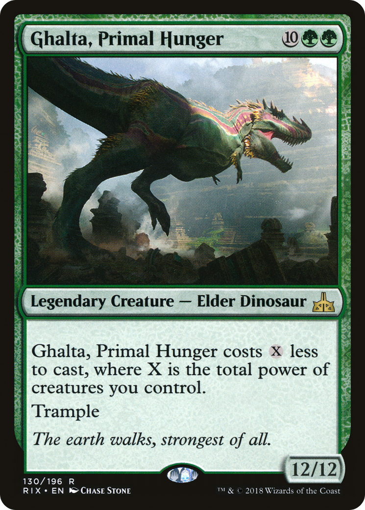 Ghalta, Primal Hunger [Rivals of Ixalan] | Grognard Games