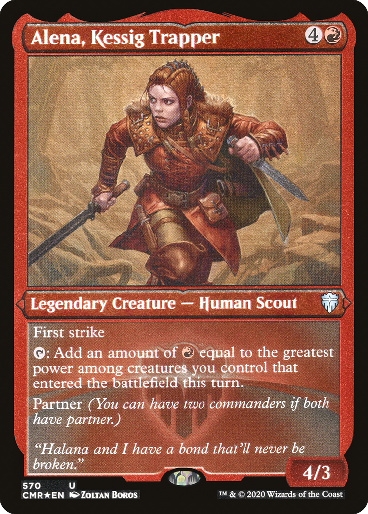 Alena, Kessig Trapper (CMR-570) - Commander Legends Foil | Grognard Games