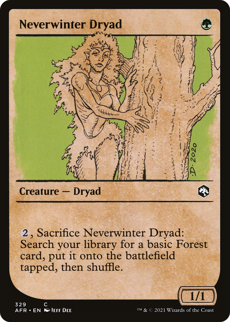 Neverwinter Dryad (Showcase) [Dungeons & Dragons: Adventures in the Forgotten Realms] | Grognard Games
