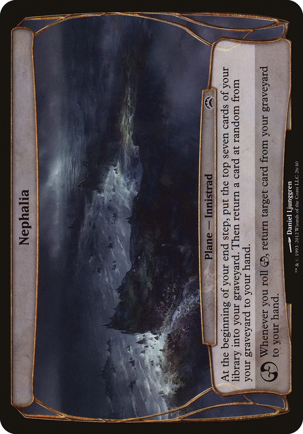 Nephalia (OVER-026) - Planechase 2012 Planes Foil | Grognard Games