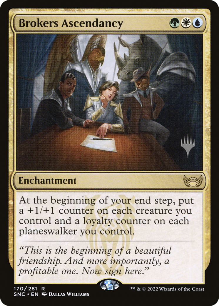 Brokers Ascendancy (Promo Pack) [Streets of New Capenna Promos] | Grognard Games