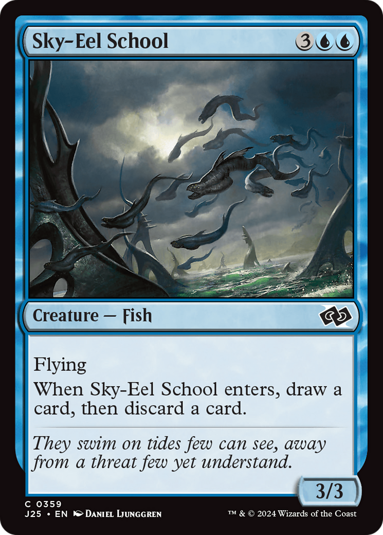 Sky-Eel School [Foundations Jumpstart] | Grognard Games