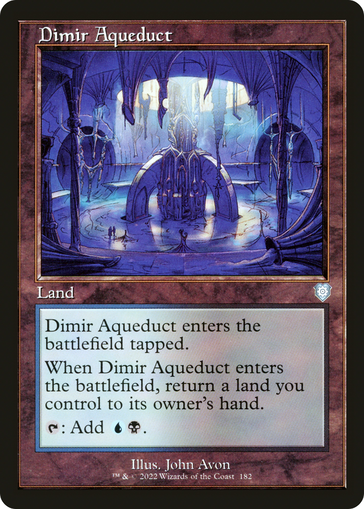 Dimir Aqueduct (Retro) [The Brothers' War Commander] | Grognard Games