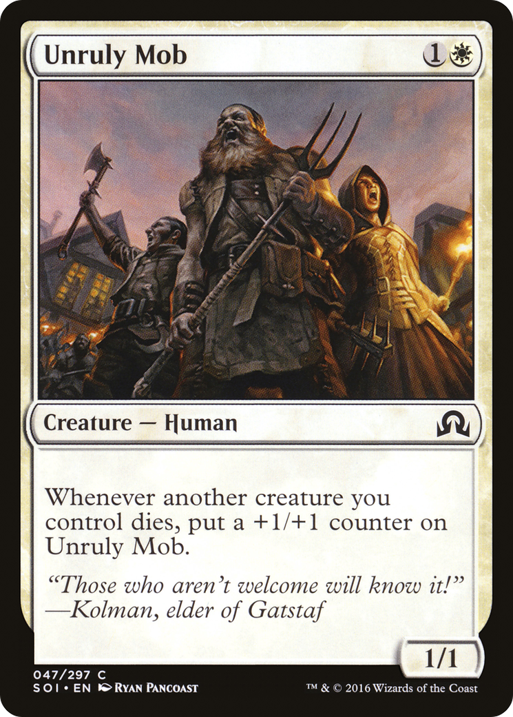 Unruly Mob [Shadows over Innistrad] | Grognard Games
