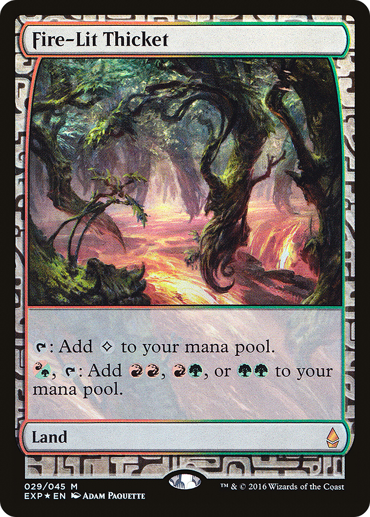 Fire-Lit Thicket [Zendikar Expeditions] | Grognard Games